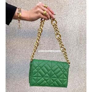 ZARA BLOGGER FAVE!!! Faux Leather Shoulder Bag NWT LAST ONE!!!